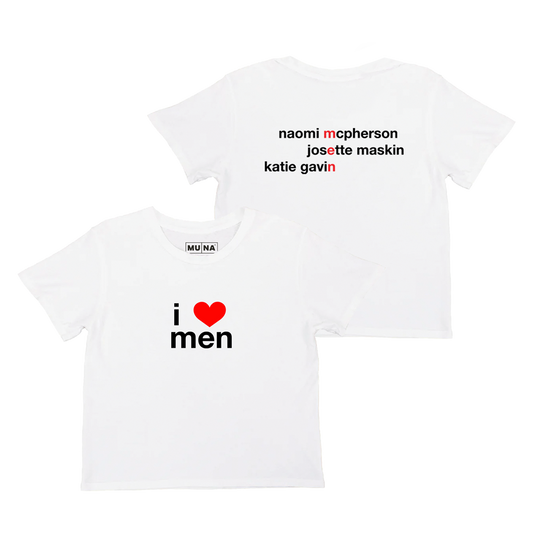 I Heart Men Baby Tee