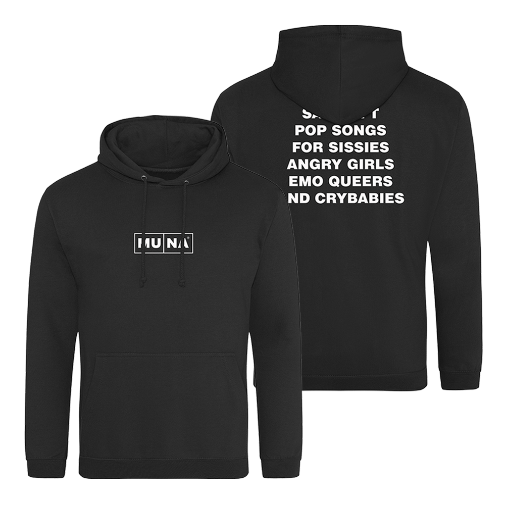 Sad Soft Pop Songs Black Hoodie