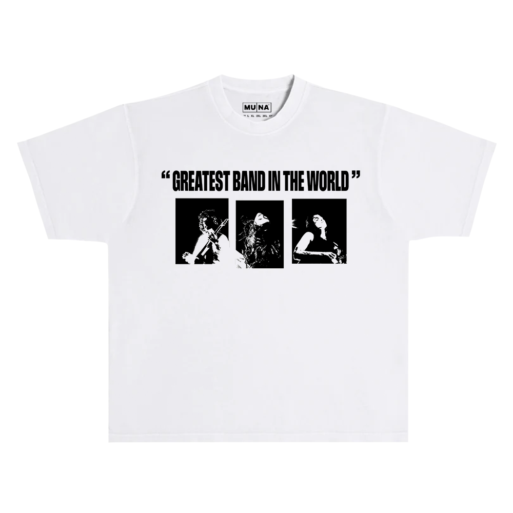 Greatest Band in the World White Tee